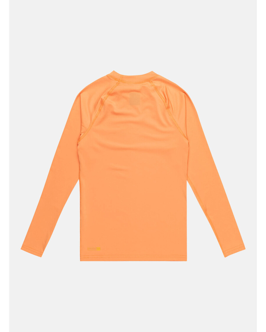 Quik Silver Boys 8-16 Everyday UPF 50 Long Sleeve Rashguard - Tangerine