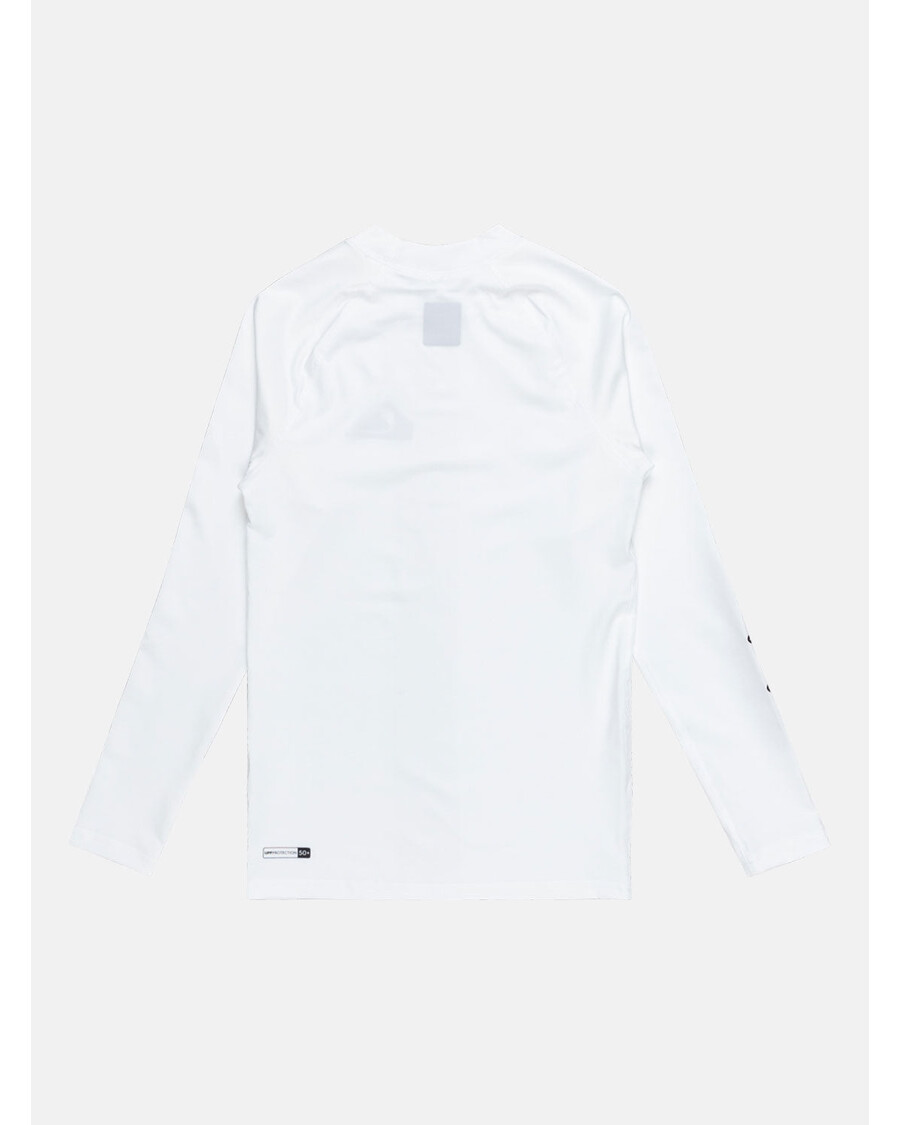 Quik Silver Boys 8-16 Everyday UPF 50 Long Sleeve Rashguard - White