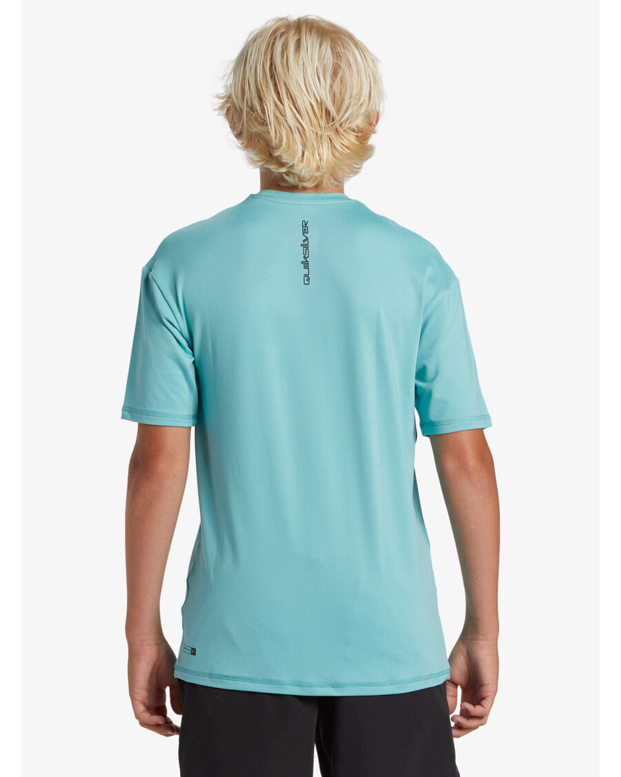 Quiksilver αγόρια 8-16 καθημερινά κοντομάνικο μπλουζάκι σερφ - θαλασσί μπλε