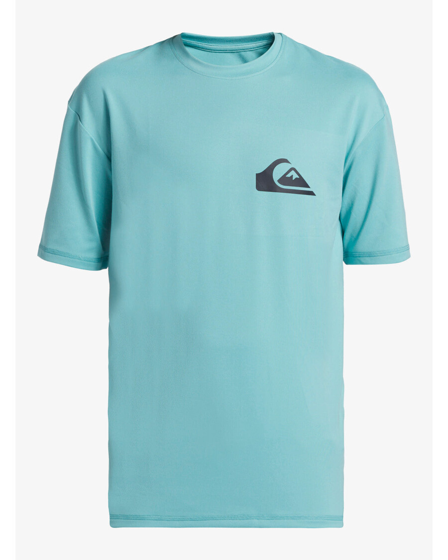 Quiksilver Chlapčenské Surfové Tričko S Krátkym Rukávom Vo Veku 8-16 Rokov - Morská Modrá