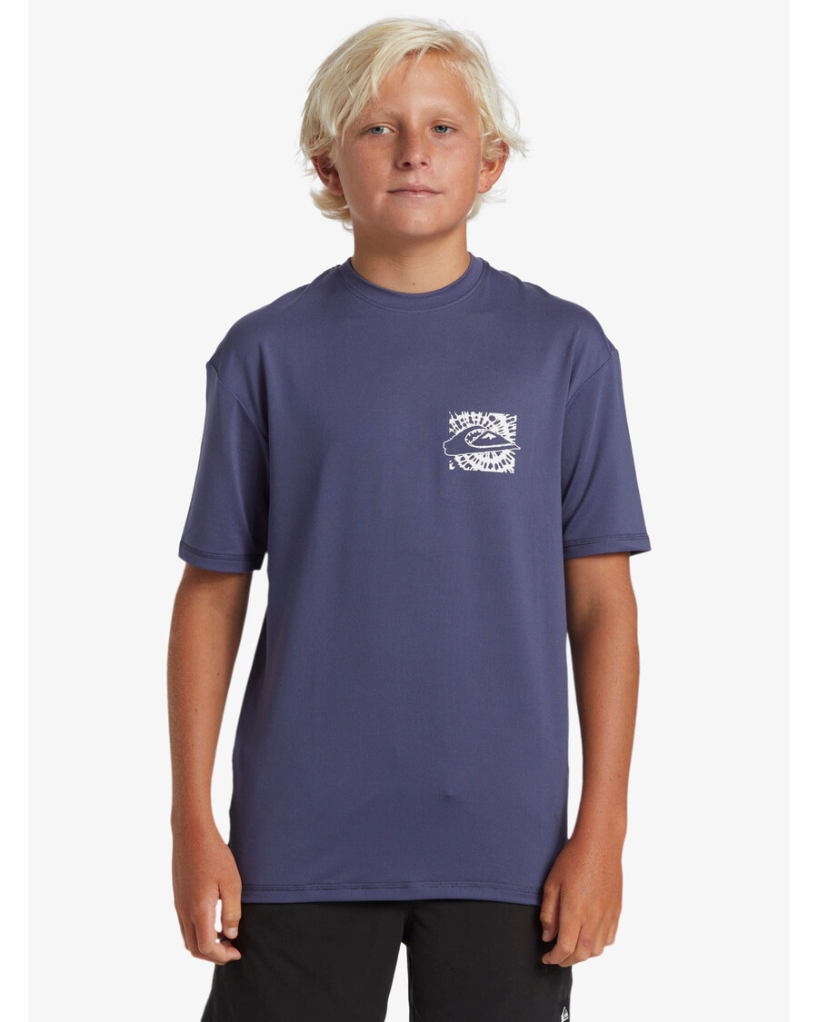 Quiksilver Pojat 8-16 Arkipäivän Lyhythihainen Surffipaita - Kruununsininen