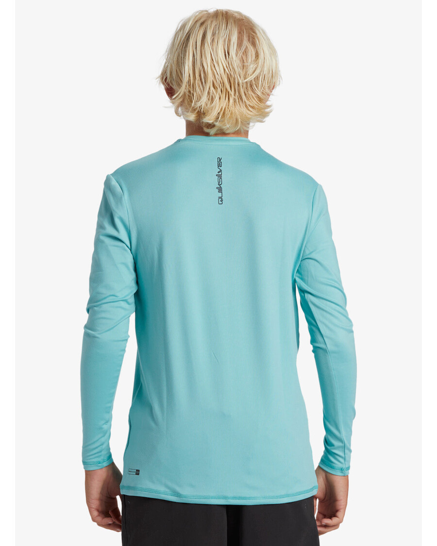 تی شرف سواری آستین بلند روزانه 8 تا 16 پسرانه کویکس سیلور - آبی دریایی