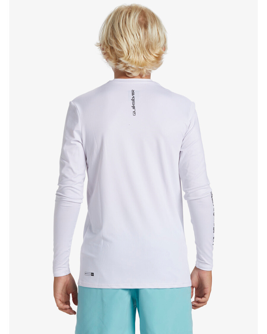 Quiksilver Boys 8-16 Svakodnevna Majica Za Surfanje Dugih Rukava - Bijela