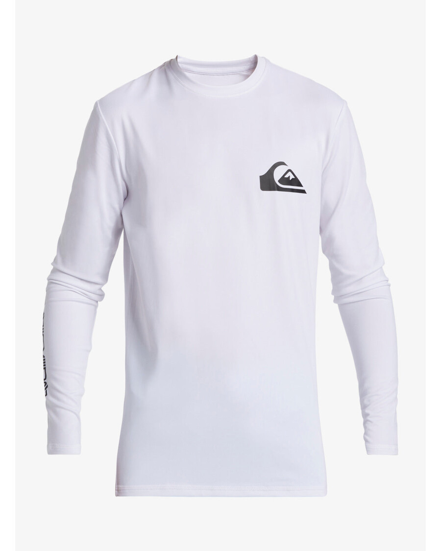 Quiksilver Poikien 8-16 Jokapäiväinen Pitkähihainen Surffipaita - Valkoinen