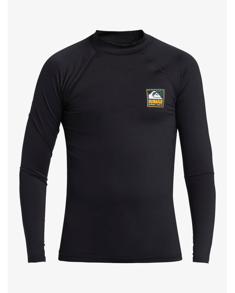Quik Srebrni Dječaci 8-16 Hawaii Značka Upf50 Dugi Rukavi Rashguard -