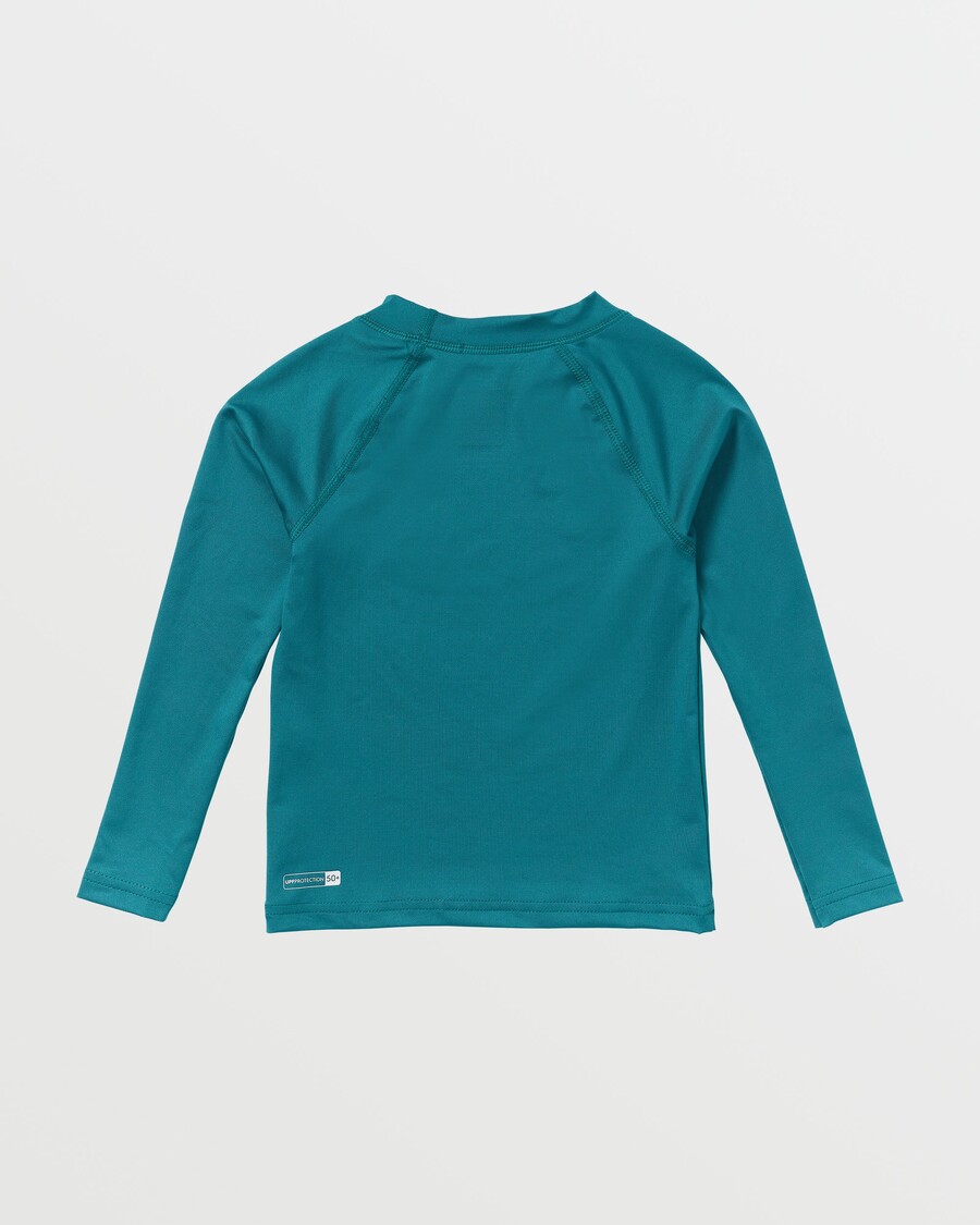 Quik Silver Boys 2-7 Hawaii Badge UPF50 Long Sleeve Rashguard -