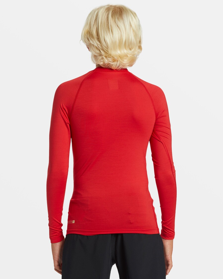 Quiksilver Drenge 8-16 Petroglyph Langærmet Udslætsbeskyttelse - Salsa