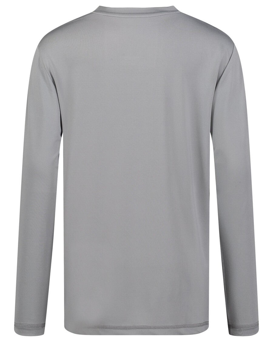 Quiksilver Gutter 8-16 Hverdags Langermet Surfe-t-skjorte - Quarry