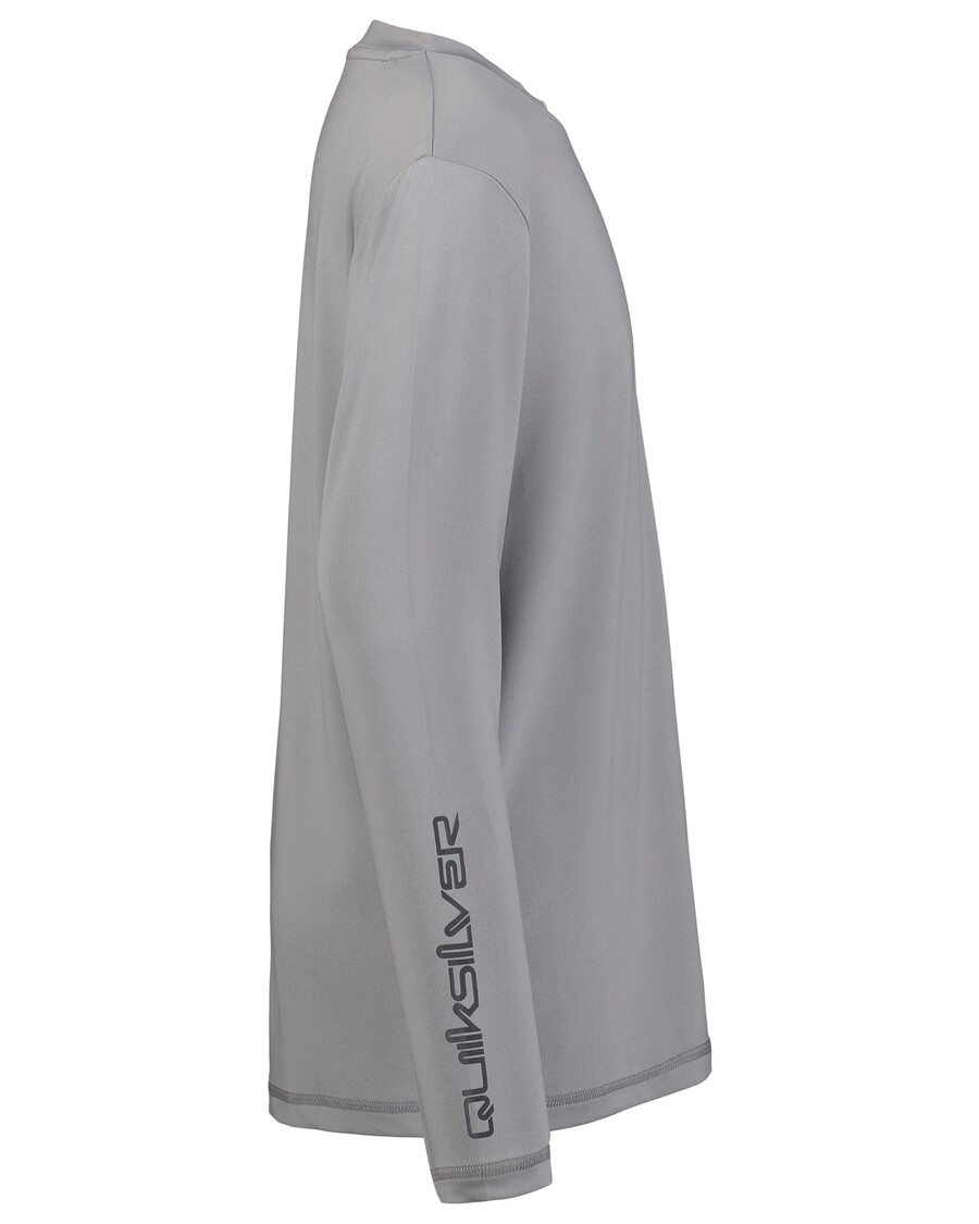 Quiksilver Gutter 8-16 Hverdags Langermet Surfe-t-skjorte - Quarry