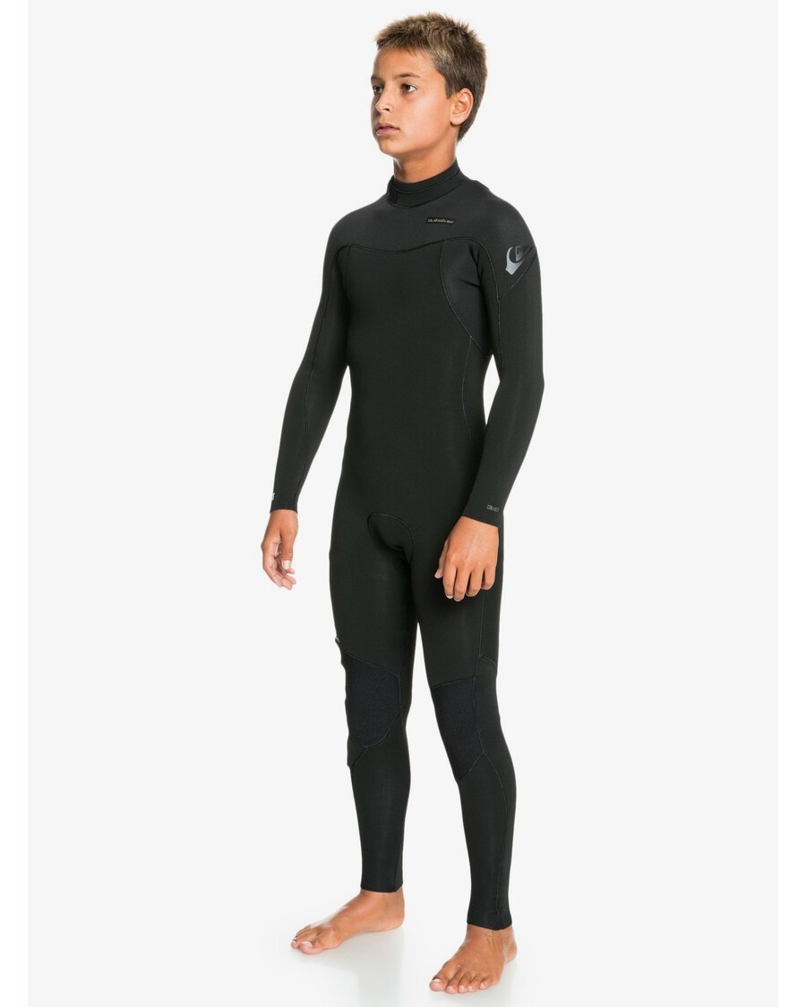 Quiksilver Pojkar 8-16 4/3 Mm Vardagspass Full Kostym Med Dragkedja Bak - Svart
