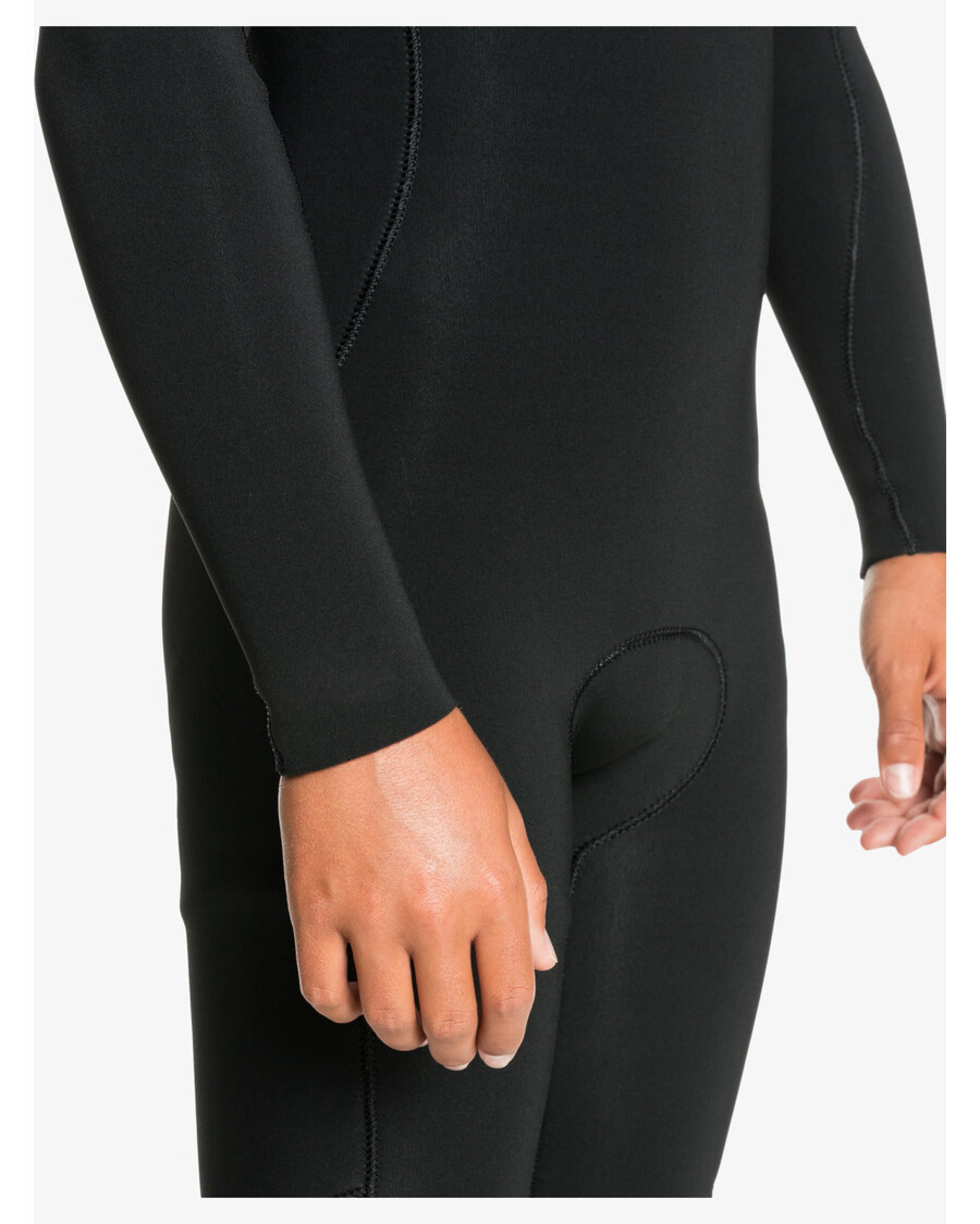 Quik Silver Boys 8-16 3/2mm Everyday Sessions Back Zip Fullsuit - Black