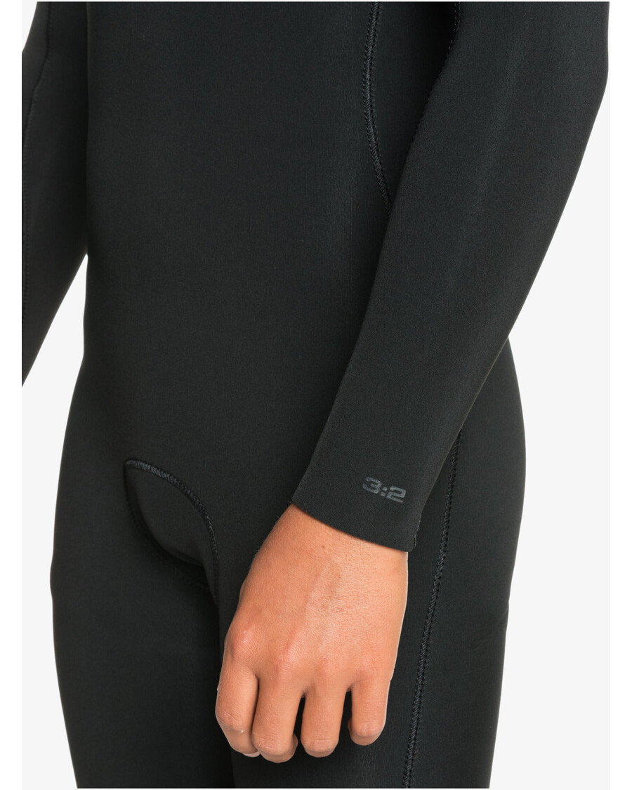Quik Silver Boys 8-16 3/2mm Everyday Sessions Back Zip Fullsuit - Black