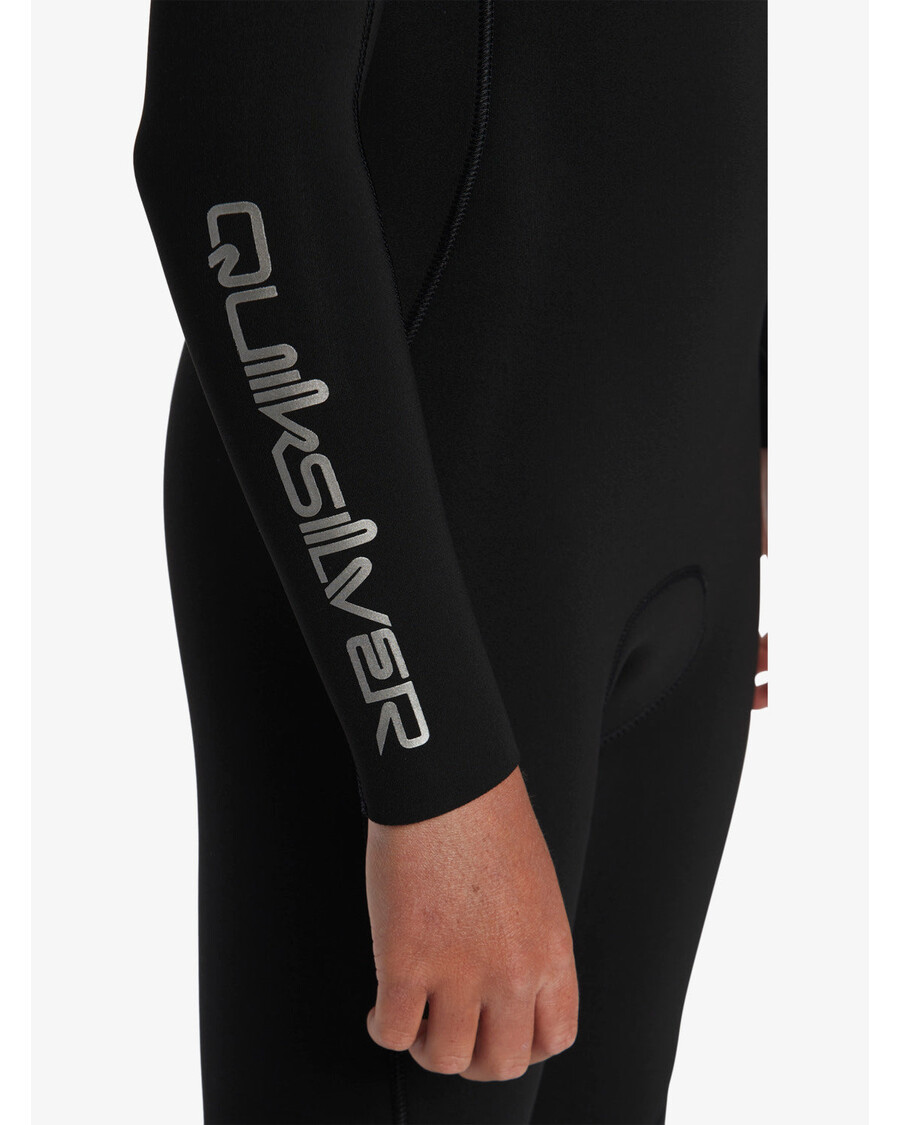 Quik Silver Boys 8-16 4/3mm Prologue Back Zip Wetsuit - Black