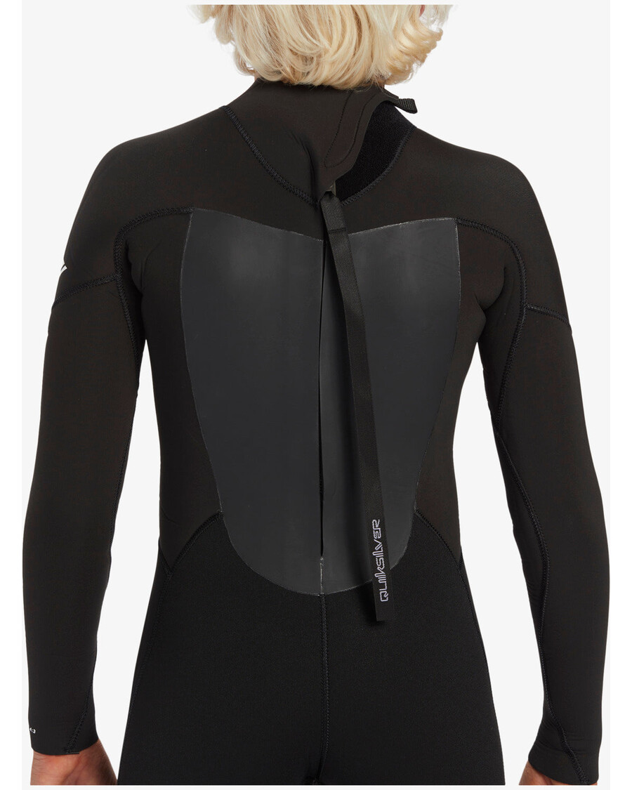 Quik Silver Boys 8-16 4/3mm Prologue Back Zip Wetsuit - Black