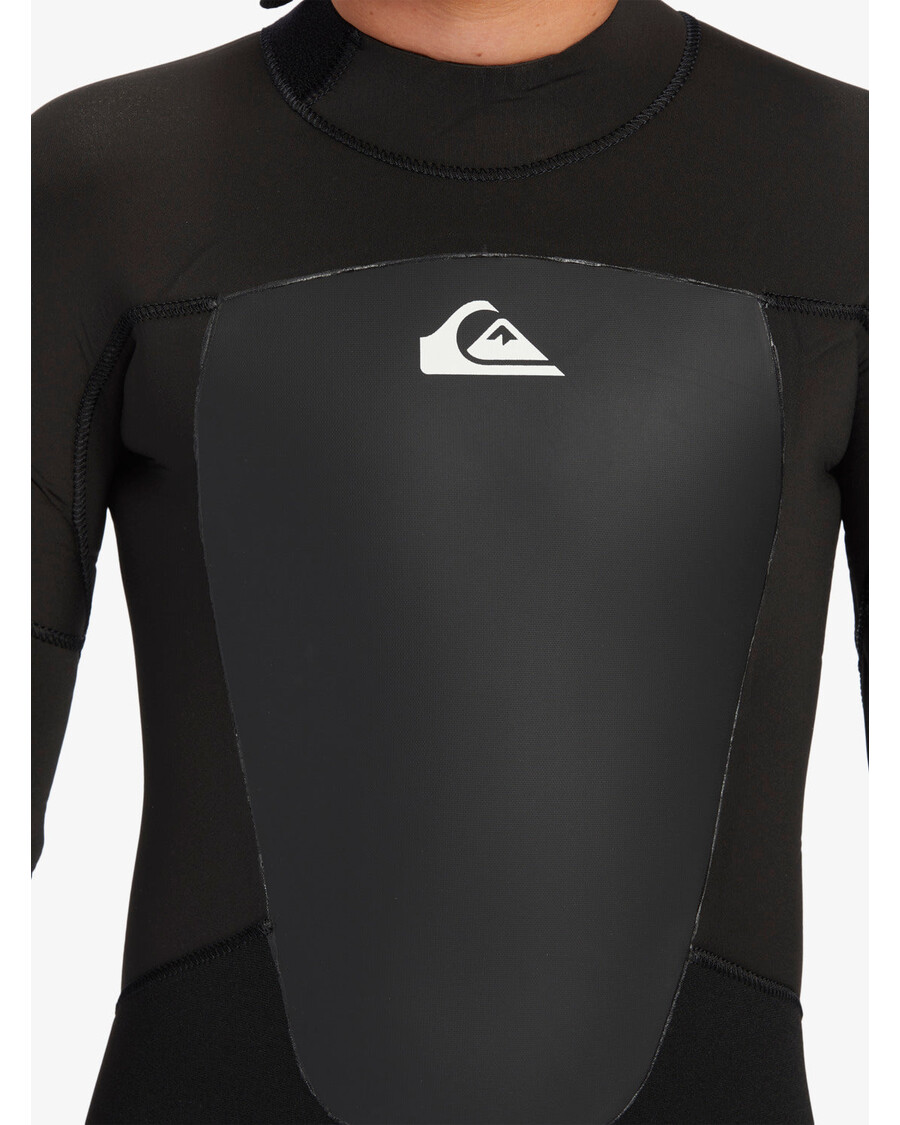 Quik Silver Boys 8-16 4/3mm Prologue Back Zip Wetsuit - Black