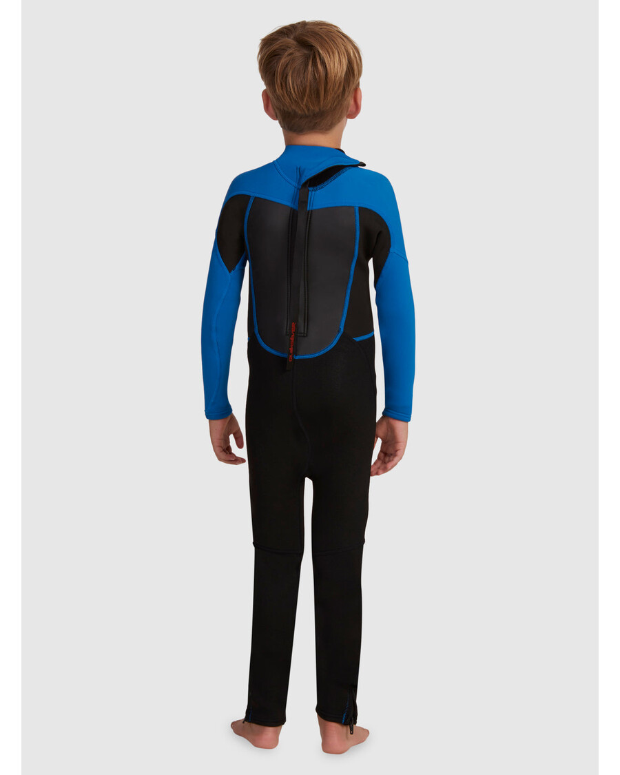 Quiksilver Pojat 2-7 3/2mm Prologue Takavetoketjullinen Märkäpuku - Musta/squale Sininen