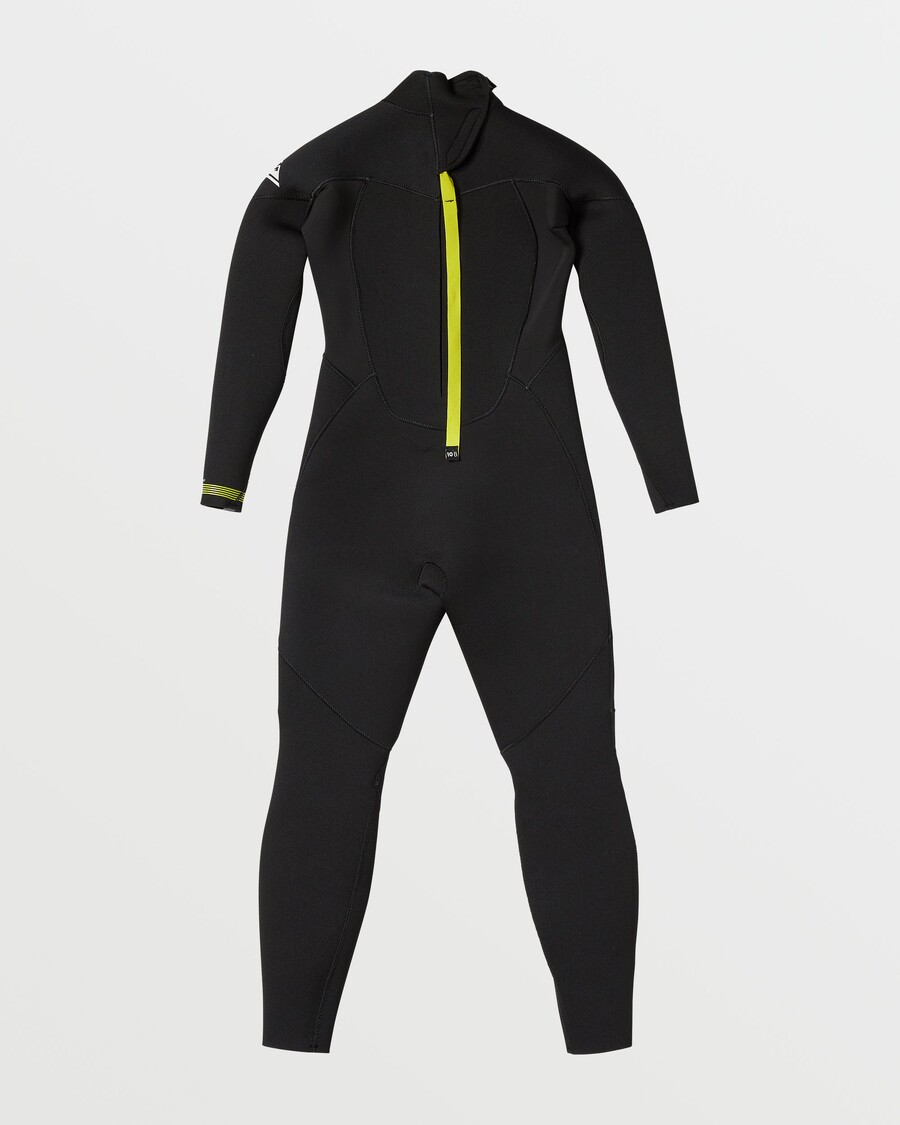 Quik Silver Boys 8-16 5/4/3mm Prologue Back Zip Gbs Wetsuit - Black