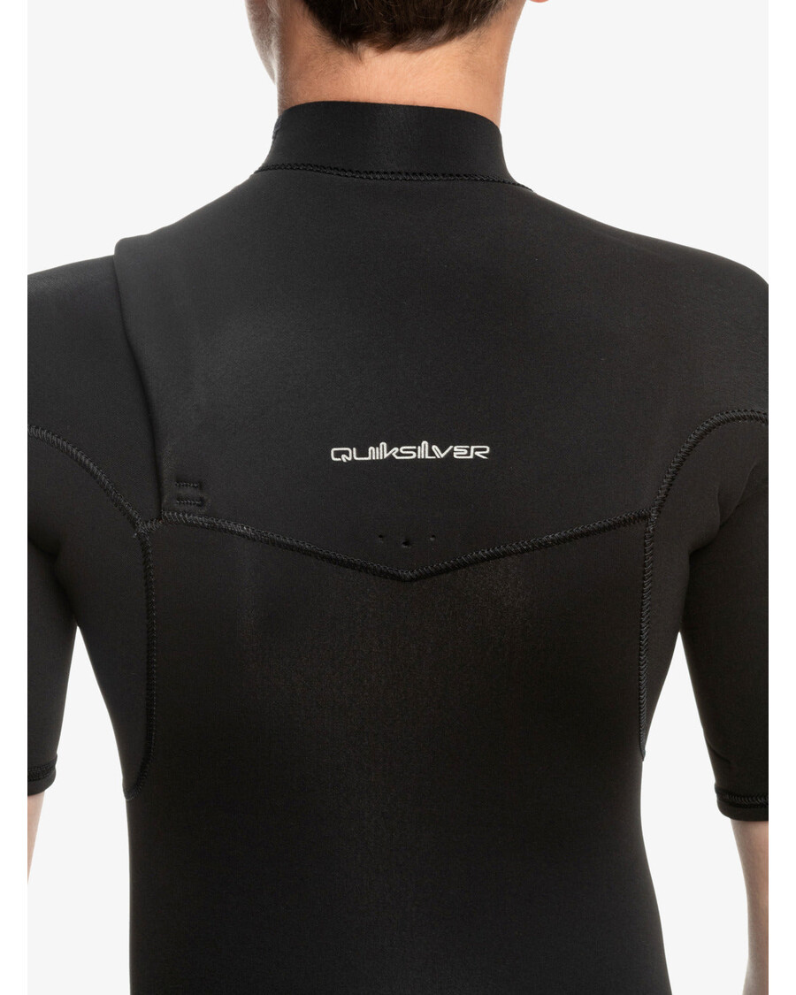 Quik Silver Boys 8-16 2/2Mm Everyday Sessions Short Sleeve Spring Suit - Black