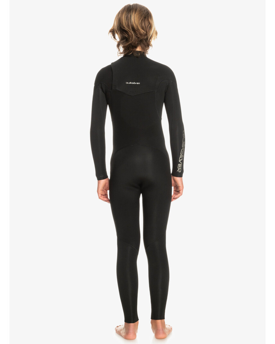 Traje De Neopreno Quiksilver Con Cremallera En El Pecho Para Sesiones Diarias De 8-16 3/2 Mm - Negro