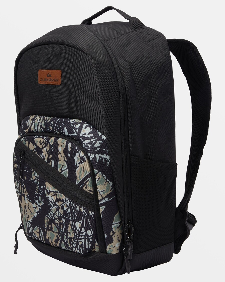 Quik Silver Schoolie Cooler 2.0 Backpack - Woodland Abstract Sea Spray