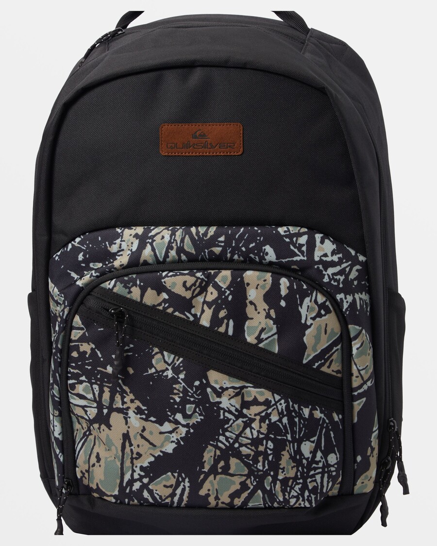 Quik Silver Schoolie Cooler 2.0 Backpack - Woodland Abstract Sea Spray