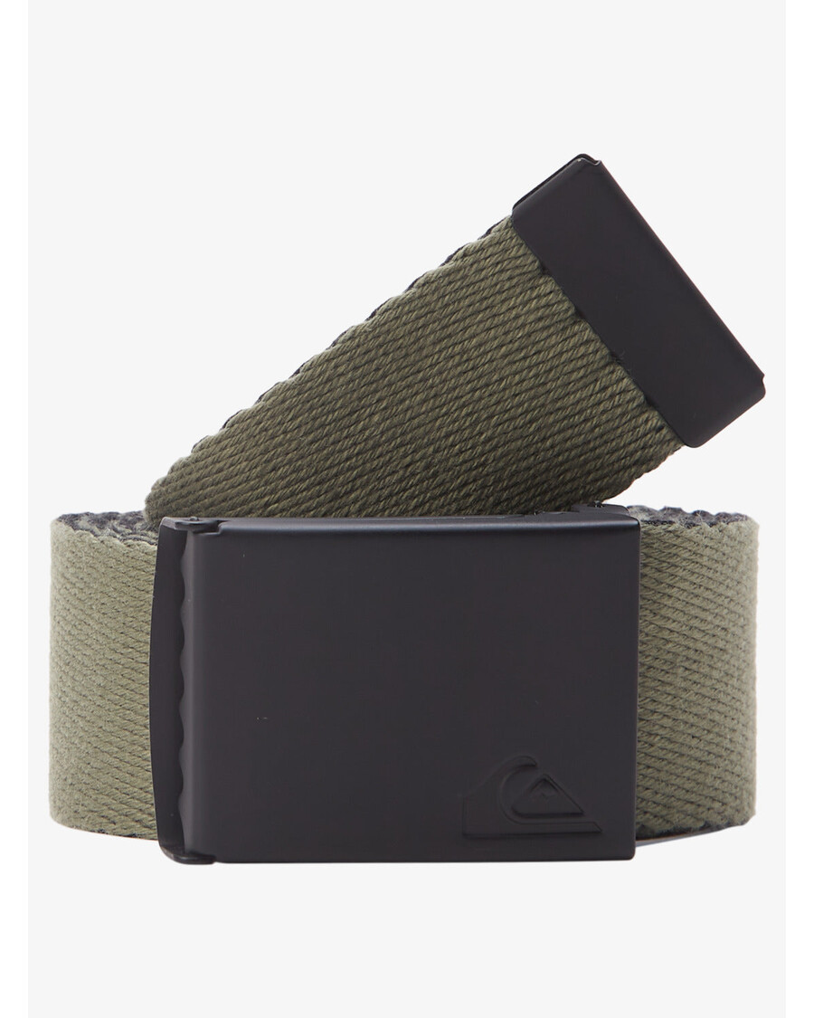 クイックシルバー ザ ジャム ウェビング ベルト - ブラック/ブラック