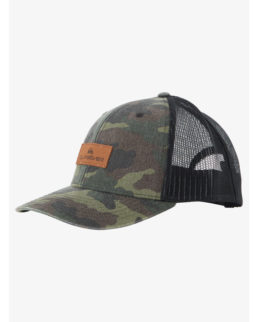 Quik Silver Down The Hatch Trucker Hat - Camo
