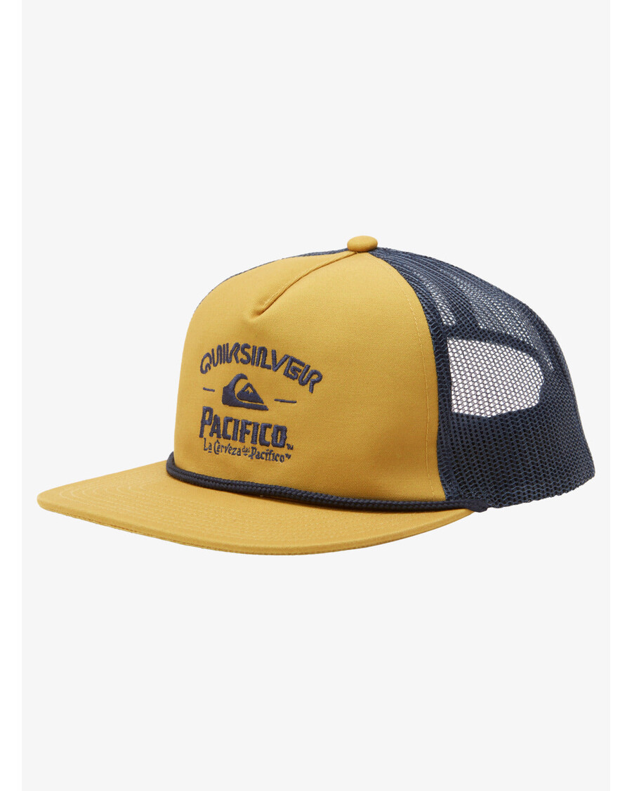 Quik Silver Quiksilver X Pacifico Cervesa Trucker Hat - Goldie