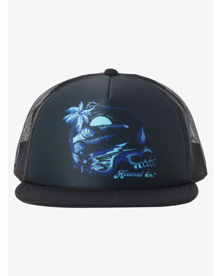 Quik Silver Hi Water On The Brain Trucker Hat - Black