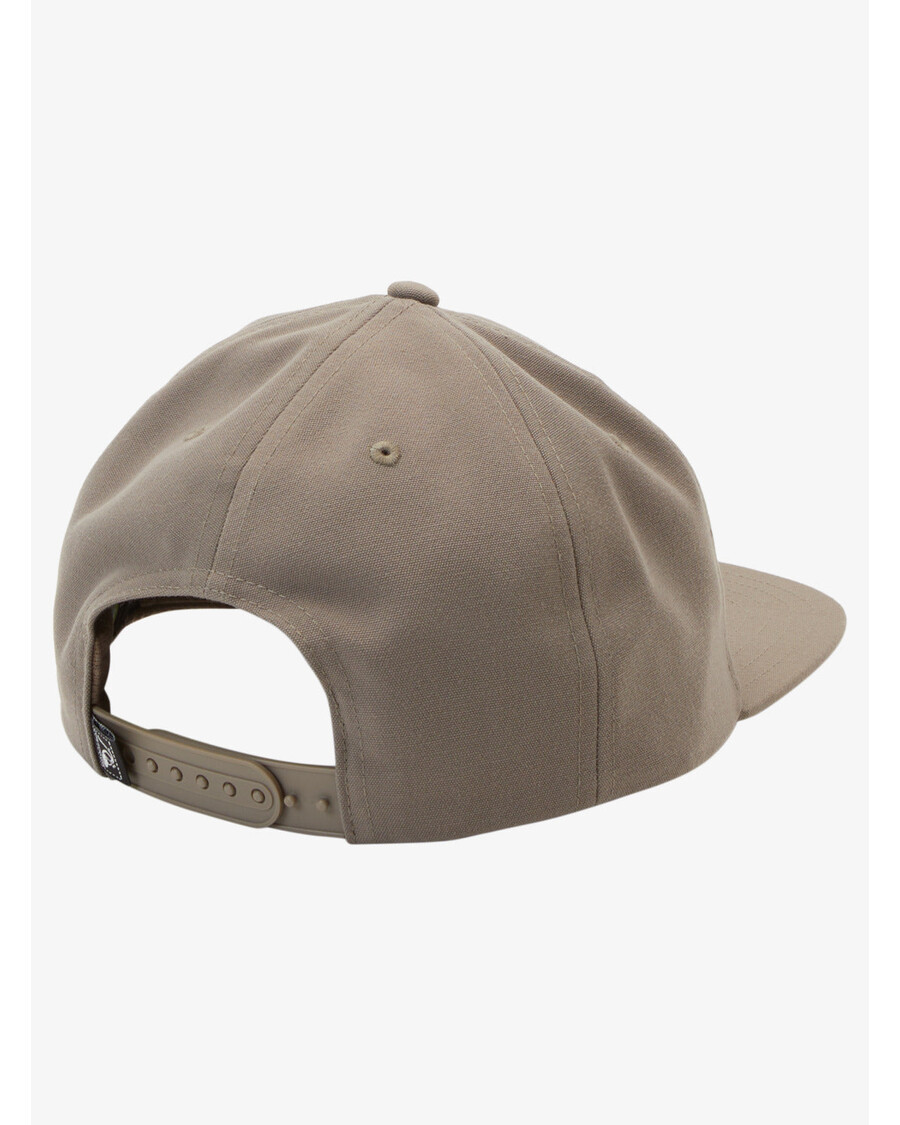 クイックシルバー アース トリッパー スナップバック ハット - メジャー ブラウン