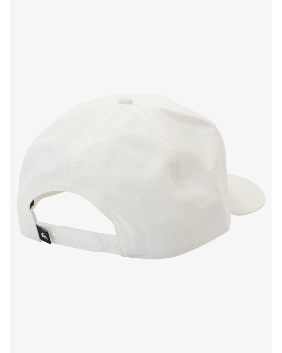 Quik Silver Nylo Cap Snapback Hat - Snow White