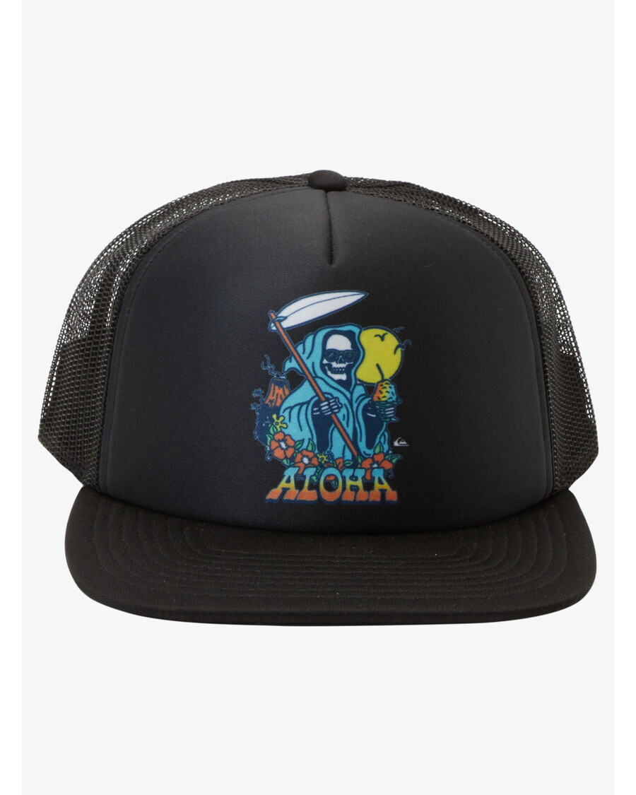 Quiksilver Hawaii Ledo šalčio Sunkvežimio Kepurė - Juoda