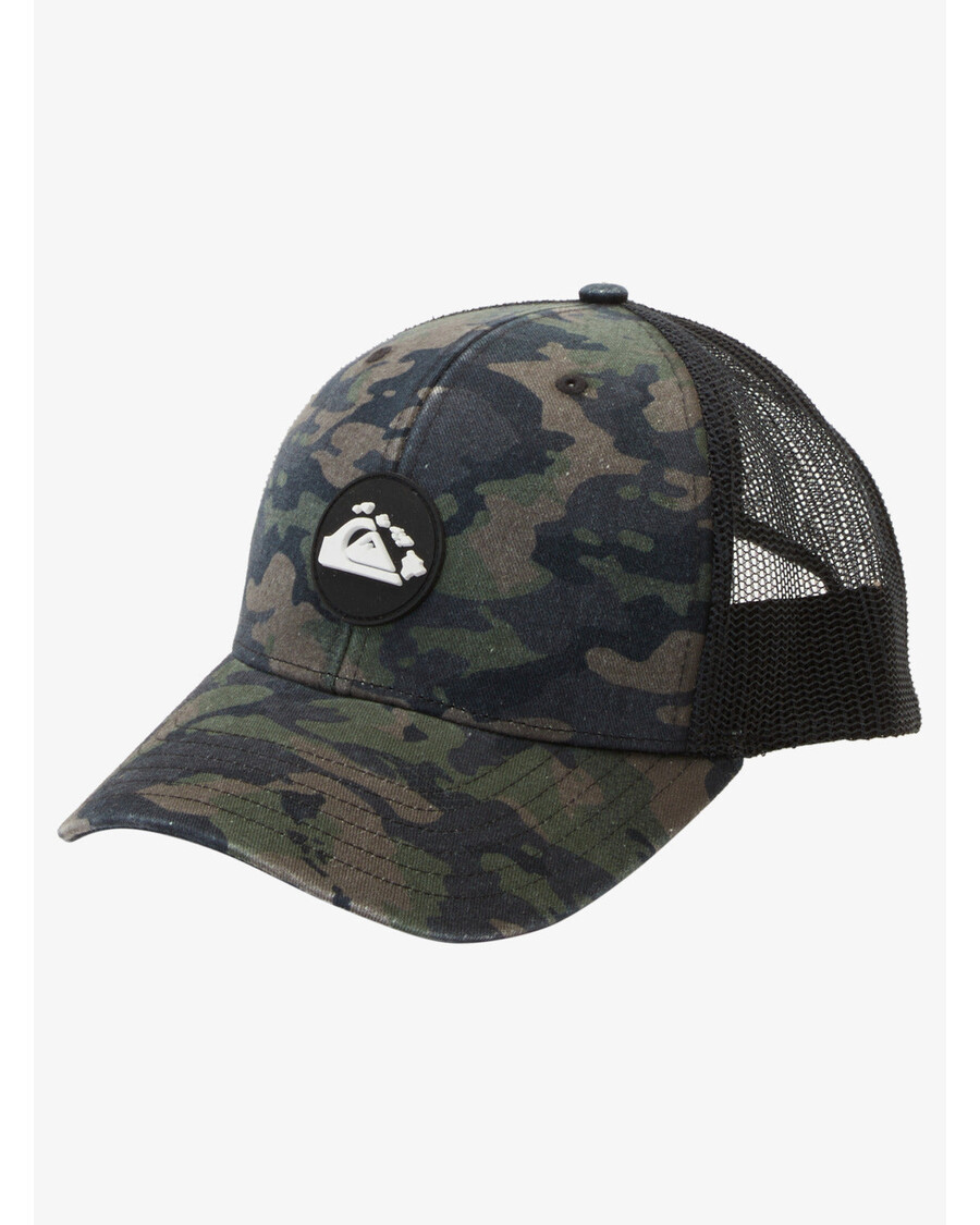 Quiksilver νησιά της Χαβάης Camo καπέλο φορτηγού - θυμάρι