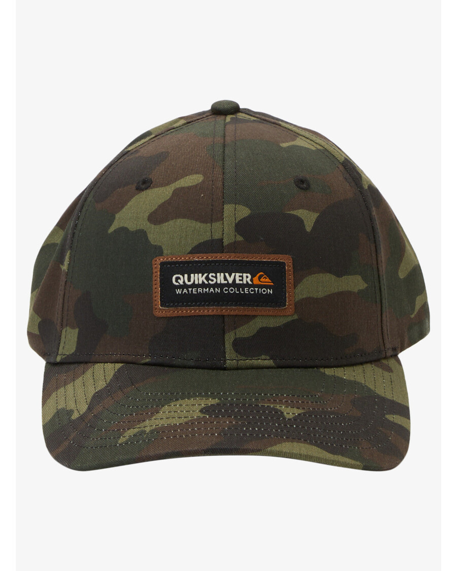 Quik Silver Waterman Bar Manager Snapback Hat - Woodland Camo
