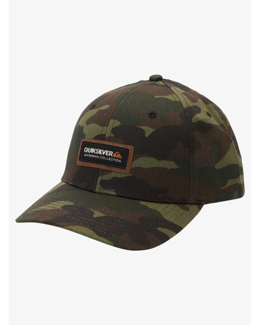 Quik Silver Waterman Bar Manager Snapback Hat - Woodland Camo