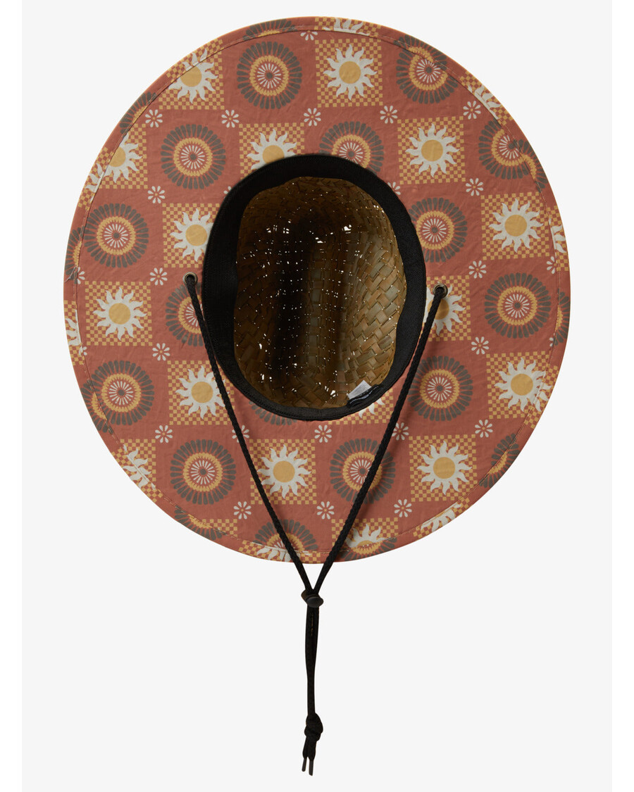 Quik Silver Outsider Straw Lifeguard Hat - Baked Clay