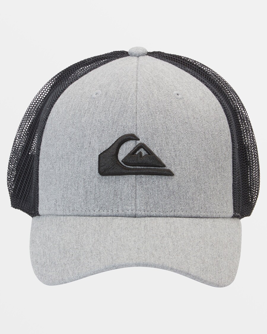 Quik Silver Grounder Trucker Hat - Heather Grey