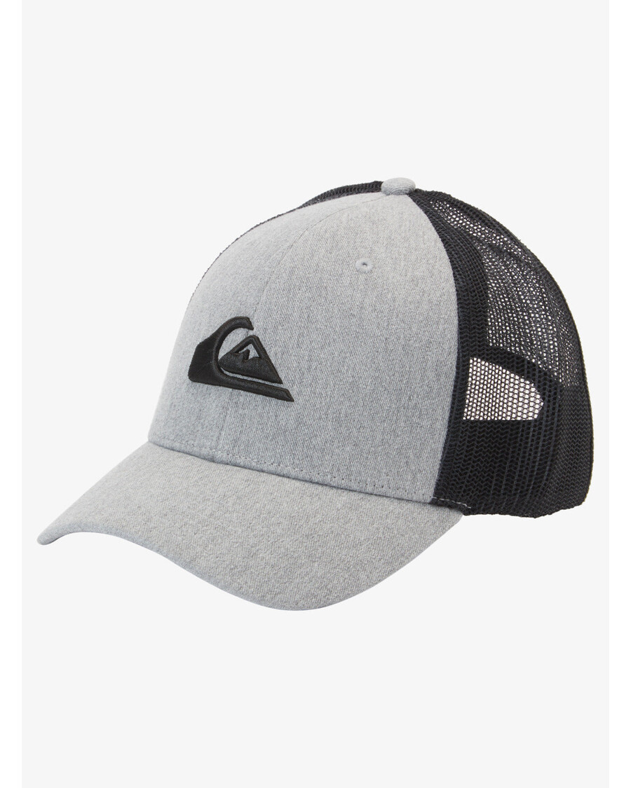 Quik Silver Grounder Trucker Hat - Heather Grey