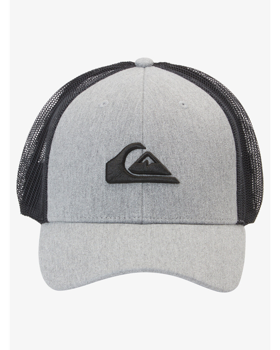 Quik Silver Grounder Trucker Hat - Heather Grey