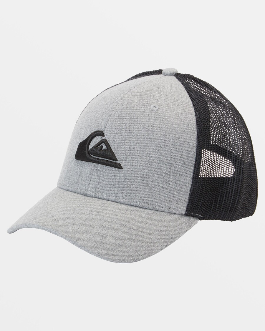 Quiksilver Grounder Trucker Hatt - Gråmelerad