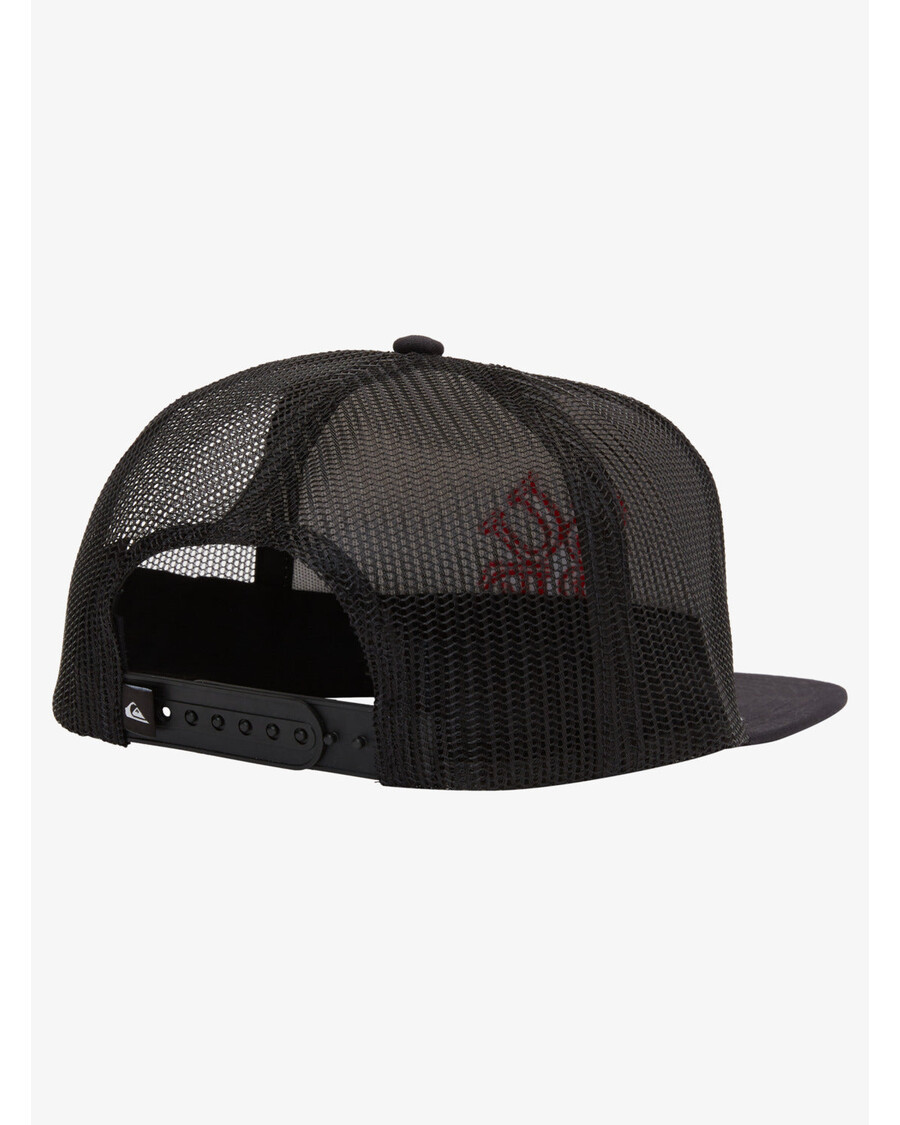 Quik Silver Oasis Trucker Snapback Hat - White