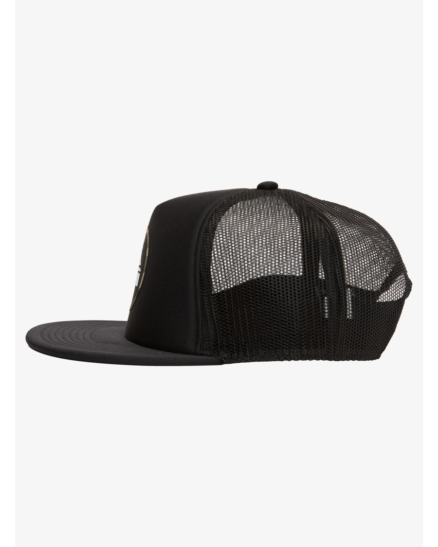 Quiksilver Hawaii Multiples Trucker Snapback Hattu - Musta