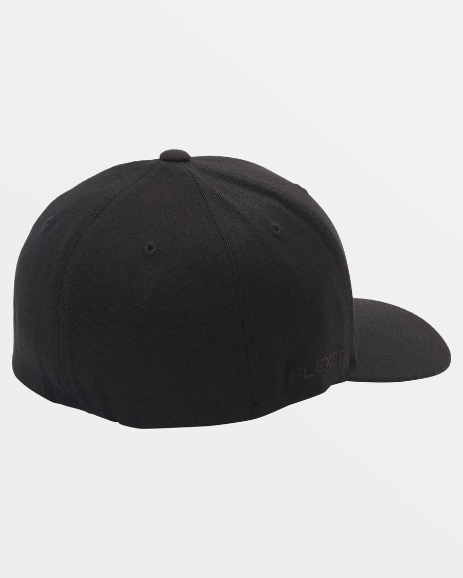 Quik Silver Mountain And Wave Flexfit Hat - Black/Black