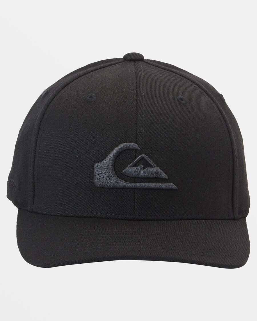 Quik Silver Mountain And Wave Flexfit Hat - Black/Black