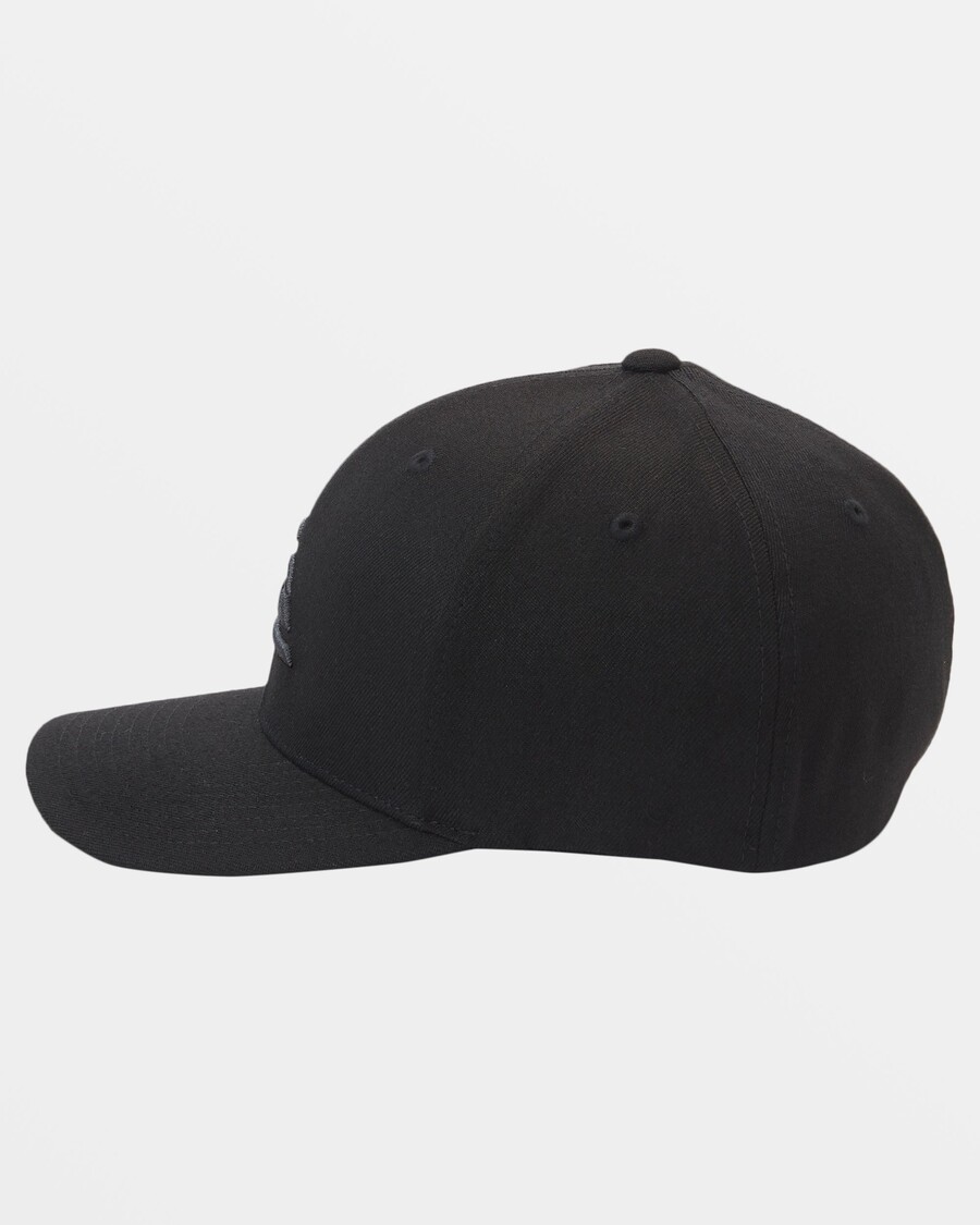 Quik Silver Mountain And Wave Flexfit Hat - Black/Black