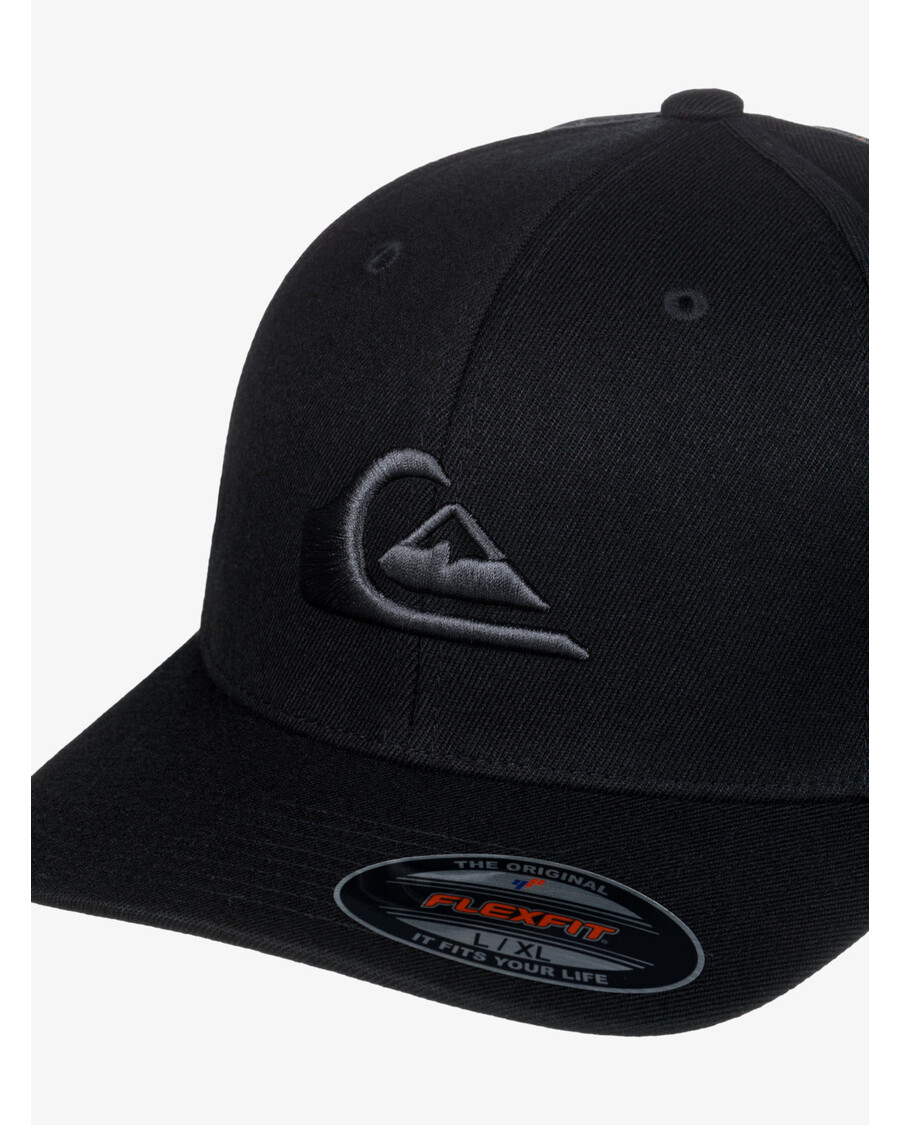 Quik Silver Mountain And Wave Flexfit Hat - Black/Black