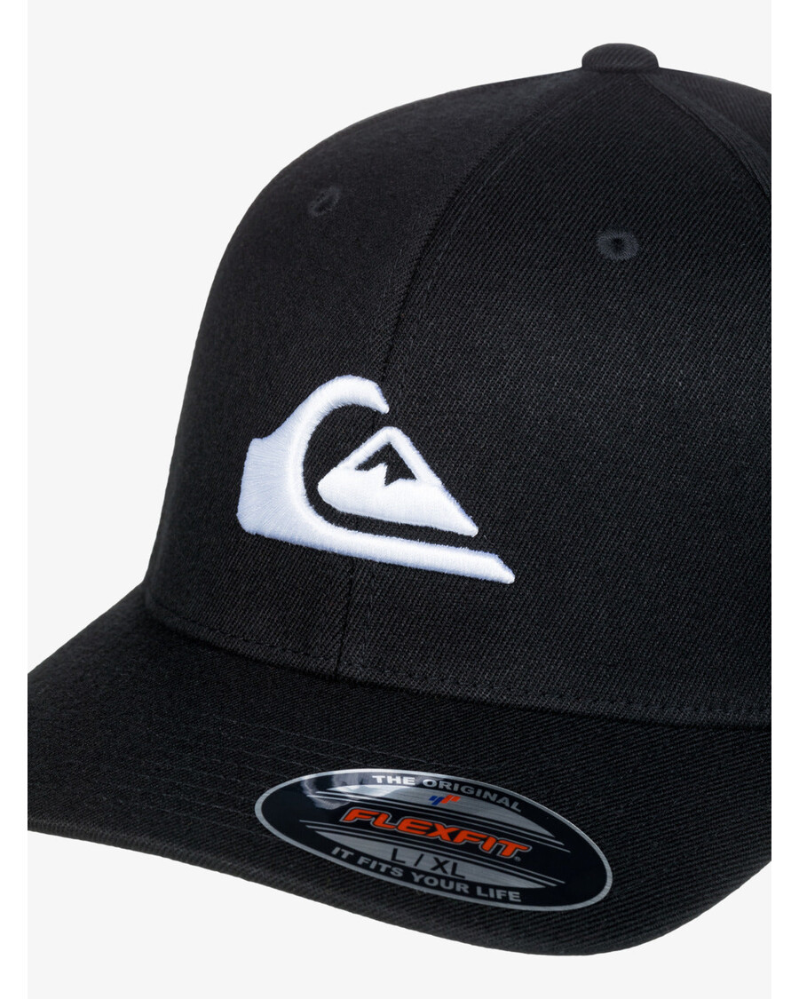 Quiksilver Mountain And Wave Flexfit čepice - černá/bílá