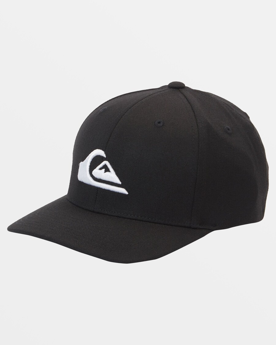 Quik Silver Mountain And Wave Flexfit Hat - Black/White