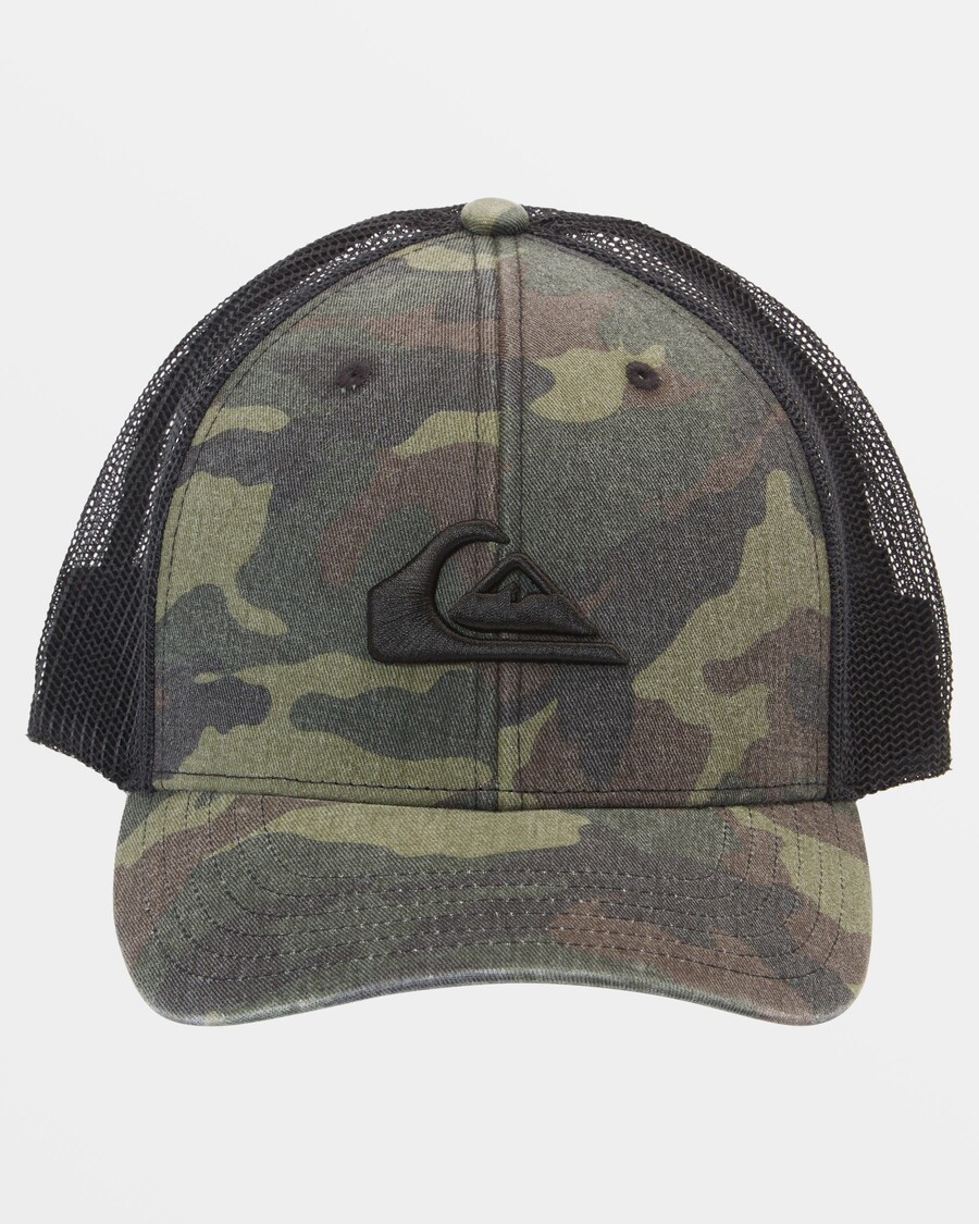 Quik Silver Grounder Trucker Hat - Camo