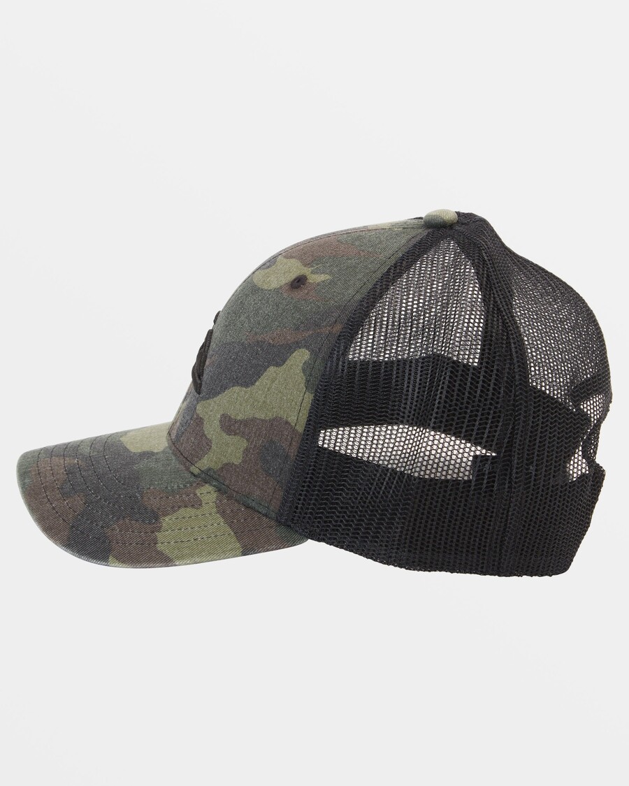 Quik Silver Grounder Trucker Hat - Camo